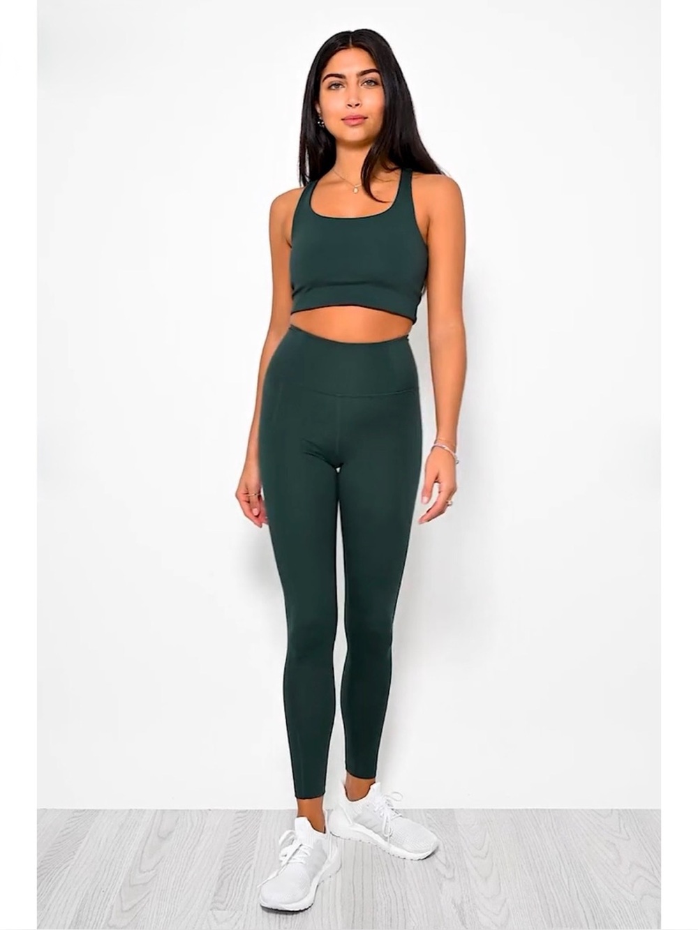 girlfriend collective High-Waist Leggings in Forest Green